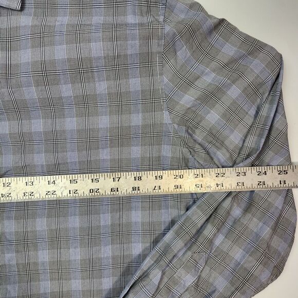 John Varvatos Shirt Mens M Career Wear‎ Preppy Gothic Elegance Rock N Roll Edgy - Picture 10 of 13